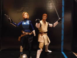 Obi-Wan Kenobi and Satine Kryze (Star Wars) Custom Action Figure