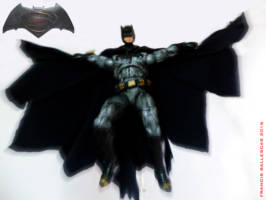 Custom 3.75" BvS Ben Affleck Batman (Justice League) Custom Action Figure