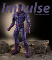 Impulse V2 (Shi'ar Imperial Guard) (Marvel Legends) Custom Action Figure