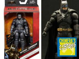 Armored Batman (BvS) (Batman) Custom Action Figure [Armored Batman side-by-side]