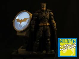 Armored Batman (BvS) (Batman) Custom Action Figure [Batman with Bat-Signal]