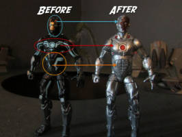 Cyborg (Teen Titans) (DC Infinite Heroes) Custom Action Figure