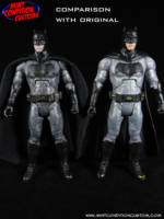 Batman (BvS Movie Repaint) w/ Custom Accessories (Batman) Custom Action Figure