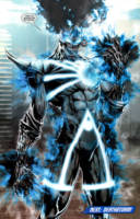 DC DIrect Deathstorm Blackest Night (DC Direct) Custom Action Figure