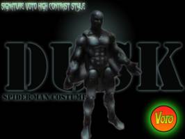 Dusk Spiderman (High Contrast) (Marvel Legends) Custom Action Figure