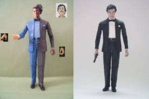 James Bond (Timothy Dalton) (James Bond) Custom Action Figure [Timothy Dalton James Bond custom action figure before and after]