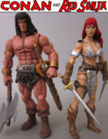 Conan & Red Sonja (Marvel Version) (Marvel Legends) Custom Action Figure