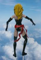 Ms Marvel Carol Danvers 12" Marvel Legends Icons (Marvel Icon) Custom Action Figure [Ms Marvel Back]