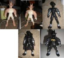 Bat-jackson (Amalgam) Custom Action Figure [working process]