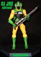 GI JOE AIRTIGHT 6" 1:12th Scale (G.I. Joe) Custom Action Figure [CUSTOM GI JOE MARVEL LEGENDS BLACK SERIES STYLE 6]