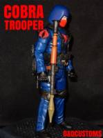 COBRA red mask red logo TROOPER 6" 1:12TH SCALE (G.I. Joe) Custom Action Figure [CUSTOM GI JOE COBRA TROOPER STYLE 6" INCH 1:12th SCALE]