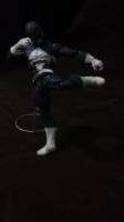 Black Ranger (Battle Damaged) (Power Rangers) Custom Action Figure [Black ranger battle damaged]