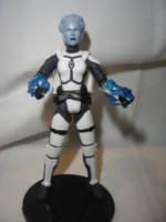 Custom Star Wars/Mass Effect crossover Asari Commando Mandalorian (Crossover) Custom Action Figure