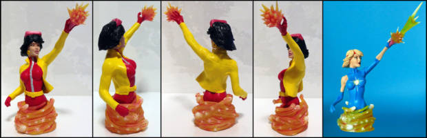 Generation X Jubilee Bust (X-Men) Custom Statue / Bust