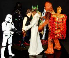 STAR WARS Battle Damaged Bespin C-3PO 6" (Star Wars) Custom Action Figure