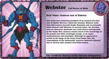 WEBSTOR  evil master of webs (Masters of the Universe) Custom Action Figure