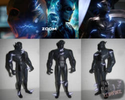 ZOOM ( JLU Style ) (Justice League Unlimited) Custom Action Figure