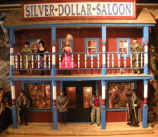 Silver Dollar Saloon in 1/6th Scale (Western) Custom Diorama / Playset
