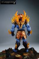 FIRE ARMOR SKELETOR  evil lord of fire and destruction!!! (Masters of the Universe) Custom Action Figure