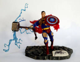 SUPERMAN  JLA vs AVENGERS (Superman) Custom Action Figure
