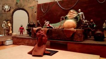 Return of the Jedi- Jabba The Hutt Style Court (Star Wars) Custom Diorama / Playset