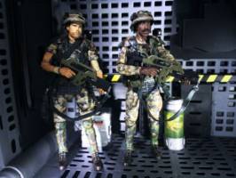 Dutch / Colonial Marine (Aliens) Custom Action Figure [Dutch as Colonial Marine]