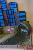 TMNT Toy Diorama Display (Teenage Mutant Ninja Turtles) Custom Diorama / Playset