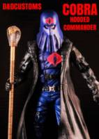 COBRA Hooded COBRA COMMANDER & Retaliation 6" 1:12TH SCALE (G.I. Joe) Custom Action Figure