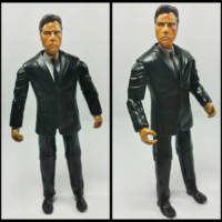 Batman V Superman Bruce Wayne (Batman - Movie Style) Custom Action Figure [Posing.]
