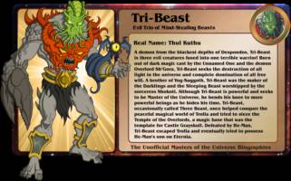 TRI-BEAST evil trio of mind stealing beast (Masters of the Universe) Custom Action Figure