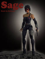 Sage V2 "Tessa" (Marvel Legends) Custom Action Figure