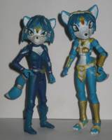 Krystal (Star Fox) Custom Action Figure