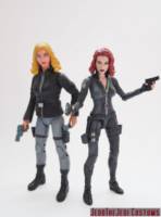 Sharon Carter Agent 13 (Civil War) (Marvel Legends) Custom Action Figure [Sharon Carter custom action figure with Black Widow]