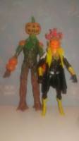 Jack O'Lantern Golem - Fear Lantern (DC Superheroes) Custom Diorama / Playset