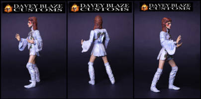 David Bowie - Ziggy Stardust (Rock Stars) Custom Action Figure [Ziggy Stardust Custom Figure]