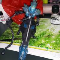 Blue Ghost Rider's Hellcycle (Marvel Legends) Custom Vehicle