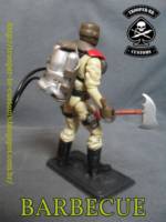 Barbecue - Desert Ops (G.I. Joe 25th Anniversary) Custom Action Figure [Gi Joe Custom Barbecue 3]
