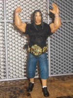 Bret Hart (Street Gear) Jakks Deluxe Style (Wrestling) Custom Action Figure