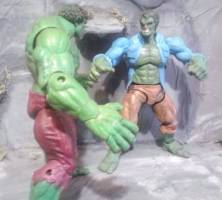 70's Evil Hulk (Incredible Hulk) Custom Action Figure ["Wow"you have grown Lol.]