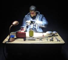 T-800 Repairing (Terminator) Custom Diorama / Playset