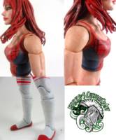 Mary Jane Spider-Island (Spider-Man) Custom Action Figure [freckles and texture]
