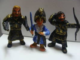 Expert "Burglar"(figurine)No.II (Hobbit) Custom Miniature / Figurine [With my Dwarven Warrior Brothers no.2(wearing the swordsman's helmet)]