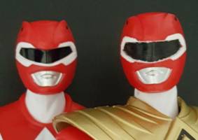 Red ranger (Power Rangers) Custom Action Figure [Head trim.]