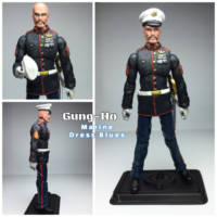 Gung-Ho in Marine Dress Blues (G.I. Joe) Custom Action Figure