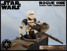 Rogue One Hovertank Commander (Star Wars) Custom Diorama / Playset