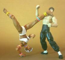 Elena vs Alex (Street Fighter) Custom Action Figure