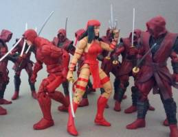 Elektra and Daredevil (Marvel Legends) Custom Action Figure
