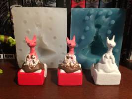 Ice Cream Kitty (Teenage Mutant Ninja Turtles) Custom Miniature / Figurine