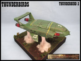 Thunderbird 2 - New Series ("V") Custom Diorama / Playset
