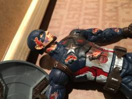 Captain America (MCU Beaten to the Verge of Death) (Marvel Legends) Custom Action Figure